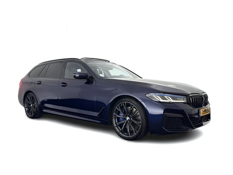 BMW 5 Serie Touring 530d High Executive Edition M-Sportpack (INCL.BTW) Aut. *PANO | HEAD-UP | LASERLIGHT | LEATHER | TOP-VIEW | HARMAN/KARDON |  ADAPTIVE-CRUISE | BLINDSPOT | HEATED-COMFORTSEATS | KEYLESS | DAB | DIGI-COCKPIT | PRIVACY-GLASS | SHIFT-P