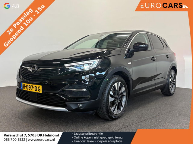 Opel Grandland X - 1.2 Turbo Business Executive Panoramadak Navigatie Apple Carplay/Android Auto Camera Parkeersensoren Cruise Control Full Led Stoel- en stuurverwarming Half leder Lichtmetalen velgen Climate Control Getinte ramen
