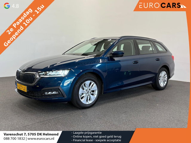 Škoda Octavia - Combi 1.0 e-TSI Business Edition Navigatie Apple Carplay/Android Auto Parkeersensoren Adaptive Cruise Control Virtual Cockpit Full Led Climate Control Lichtmetalen velgen