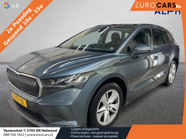 Škoda Enyaq iV - 60 Airco ECC Navi Wireless Carplay Sportpack Adaptive Cruise Control Trekhaak PDC Full LED 19" Velgen Ambient light
