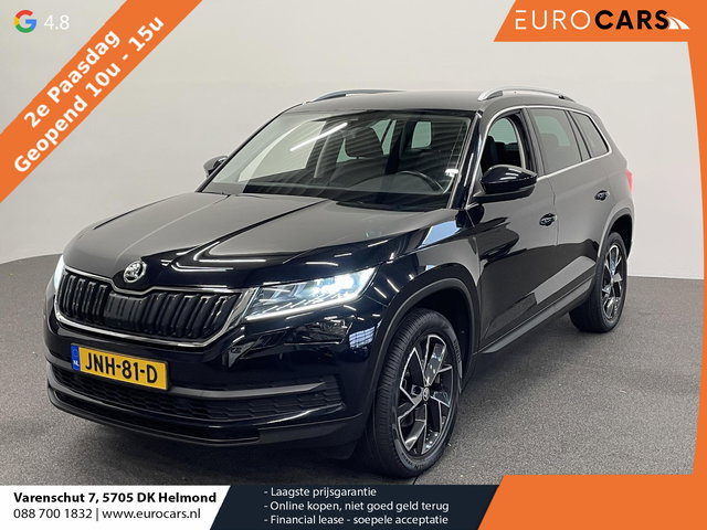 Škoda Kodiaq - 1.5 TSI Sportline Business Airco ECC Navi Carplay 19" LM Velgen Leder/Alcantara PDC VA+ 360 Camera Stoelverwarming voor & achter