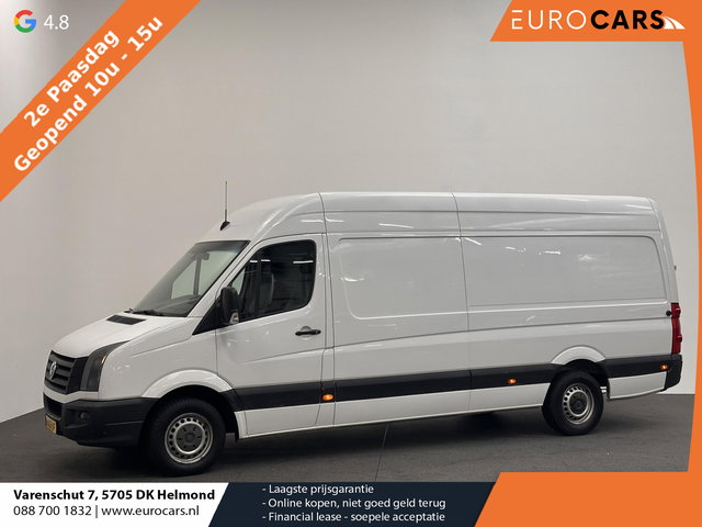 Volkswagen Crafter - 35 2.0 TDI L4H2 APK 02-2027 ! Airco Cruise Chauffeurstoel Gas geveerd 3.500KG Laadvloer