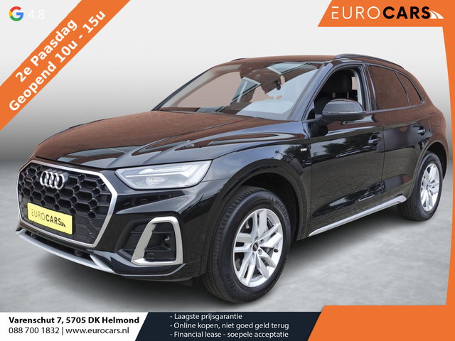 Audi Q5 - 50 TFSI e 300pk PHEV S-Line | DEMO ! | Navigatie Camera Parkeersensoren Head-up-display Stoelverwarming Ledverlichting Cruise Control Getinte ramen Climate Control