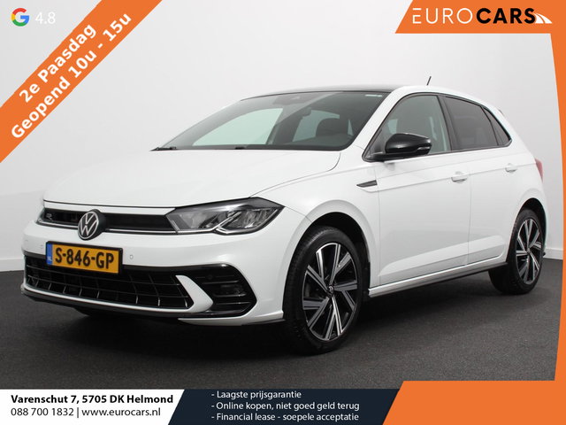 Volkswagen Polo - 1.0 TSI R-Line DSG Navigatie App Connect Climate Control DAB LED Parkeer sensoren Cruise control adaptive Lichtmetalen velgen