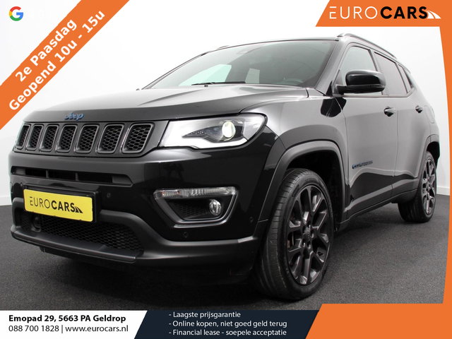 Jeep Compass - 4xe 240 Plug-in Hybrid S Navigatie Apple Carplay/Android auto Climate Control Parkeersensoren Camera Elektrisch verstelbare bestuurderstoel Xenon koplampen Stoelverwarming Elektrische achterklep | Afneembare trekhaak