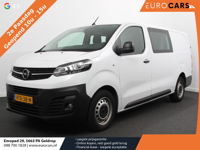 Opel Vivaro - 2.0 CDTI Automaat 145 pk L3H1 Dubbele Cabine 6p Edition Navigatie Apple Carplay/Android Auto Airco Bluetooth Trekhaak Betimmering Cruise Control
