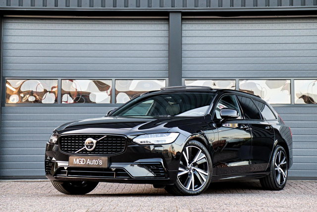 Volvo V90 - 2.0 T6 Plug-in hybrid AWD R-Design /LED/PANODAK/HARMAN-KARDON/360 CAMERA/STOEL+STUURVERW./KEYLESS!