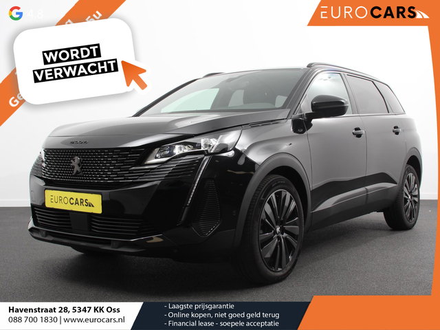 Peugeot 5008 - 1.2 PureTech 130pk Automaat GT Black Pack 7p Climate control Adaptive Cruise control Camera Verwarmde voorstoelen Keyless Navigatie LED Apple Carplay/ Android Auto