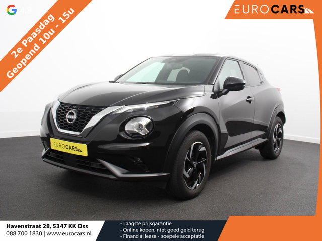 Nissan Juke - 1.0 DIG-T N-Connecta Climate control Cruise control Achteruitrijcamera Keyless Navigatie LED Verwarmde voorstoelen Verwarmd stuurwiel Parkeersensoren Apple Carplay/ Android Auto