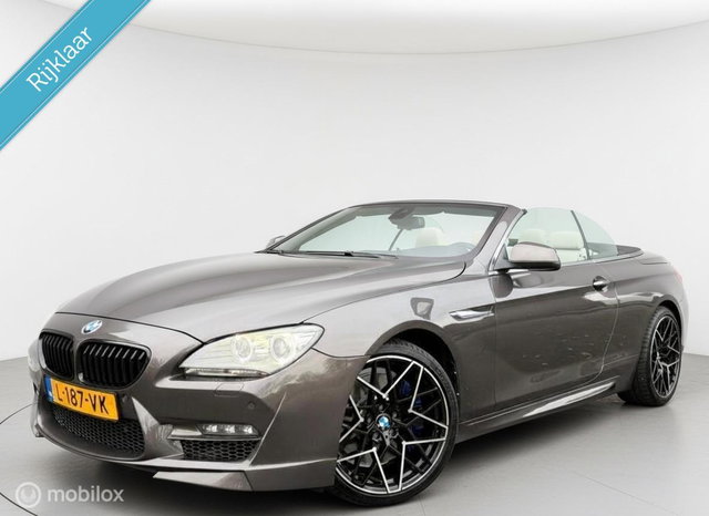 BMW 6 Serie - Cabrio 650i High Executive Xenon Navi Headup Apk Leder Camera Nette Staat