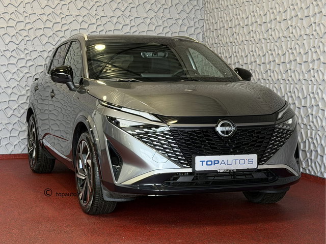 Nissan QASHQAI - 1.3 MHEV 160PK TEKNA PLUS BOSE 20''LMV LEER ALCANTARA PANO MASSAGE BOSE STOEL/STUUR/RUIT VERW MATRIX.LED ELEK.KLEP HEADUP 20''LMV GOOGLE NAVI 03/2026 K ✅Top Auto's Wijchen , 30 Jaar Specialist in Nissan  : Alle Type's : Tekna / Plus / N-Design / N-Connect