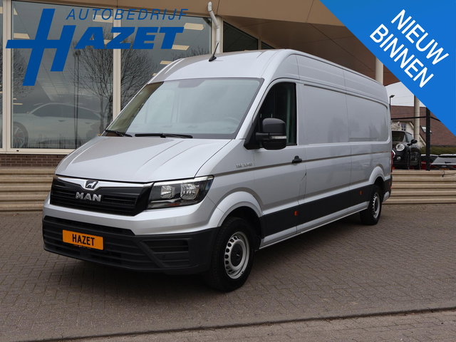 MAN TGE - 35 3.140 AUT. L4H3 ZILVERGRIJS + CAMERA | APPLE CARPLAY | ANDROID AUTO | DAB | NAVIGATIE