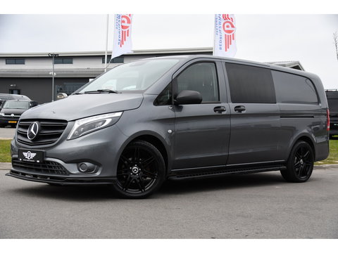 Mercedes-Benz Vito 116 CDI L3 DC PB Edition Camera, Cruise, Carplay, LED, Leder, 2 x Schuifdeur, Automaat, Stoelverwarming, 164pk, Trekhaak, Uniek!