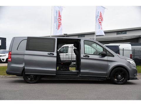 Mercedes-Benz Vito 116 CDI L3 DC PB Edition Camera, Cruise, Carplay, LED, Leder, 2 x Schuifdeur, Automaat, Stoelverwarming, 164pk, Trekhaak, Uniek!