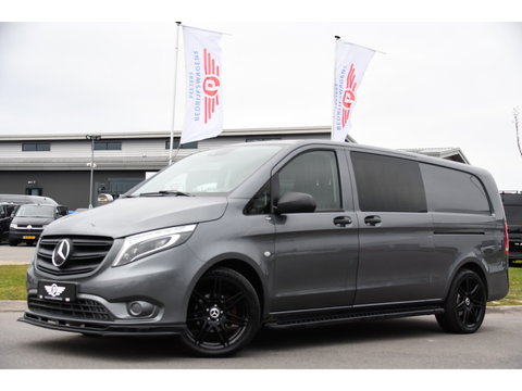 Mercedes-Benz Vito 116 CDI L3 DC PB Edition Camera, Cruise, Carplay, LED, Leder, 2 x Schuifdeur, Automaat, Stoelverwarming, 164pk, Trekhaak, Uniek!