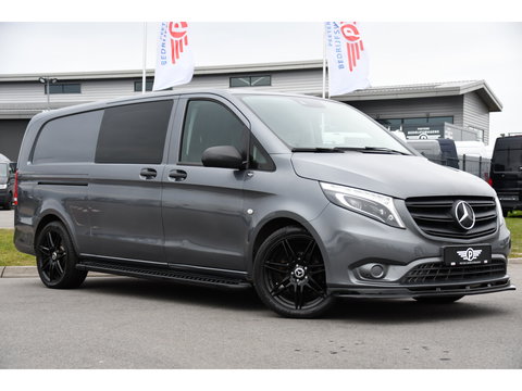 Mercedes-Benz Vito 116 CDI L3 DC PB Edition Camera, Cruise, Carplay, LED, Leder, 2 x Schuifdeur, Automaat, Stoelverwarming, 164pk, Trekhaak, Uniek!