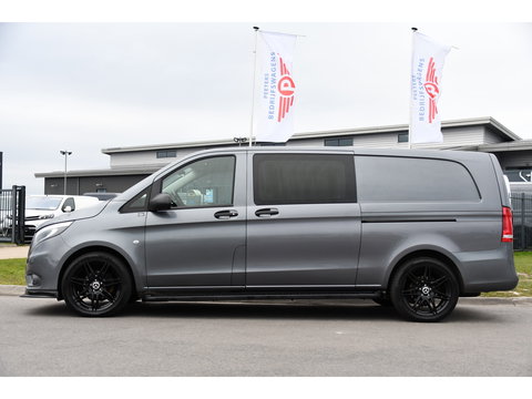 Mercedes-Benz Vito 116 CDI L3 DC PB Edition Camera, Cruise, Carplay, LED, Leder, 2 x Schuifdeur, Automaat, Stoelverwarming, 164pk, Trekhaak, Uniek!