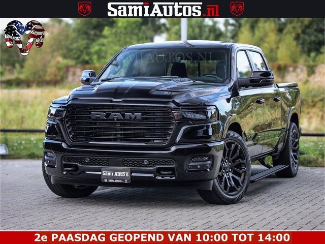 Dodge Ram 1500 - Night Premium | Full Option | Eerste Eigenaar | De Meest Luxe Pick-Up in zijn Klasse | Comfortabele Dubbele Cabine met Royale 5 Zitplaatsen | Bom Vol |