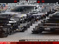 Dodge Ram 1500 - HULK | 5.7 V8 | STRIPING | LUCHT VERING | LARAMIE SPORT BLACK ON BLACK | MEGA DIK | CREW CAB DUBBELE CABINE | 5 PERSOONS | DC | DIKKE WILEN | WIDE BODY |