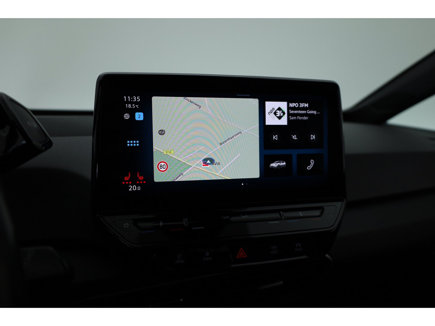 Volkswagen ID.3 Pro 58 kWh | SOH 92% | Adapt. Cruise | Afn. Trekhaak | Apple CarPlay | 19'' | Stoel- Stuurverw.