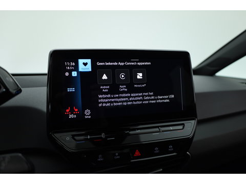 Volkswagen ID.3 Pro 58 kWh | SOH 92% | Adapt. Cruise | Afn. Trekhaak | Apple CarPlay | 19'' | Stoel- Stuurverw.