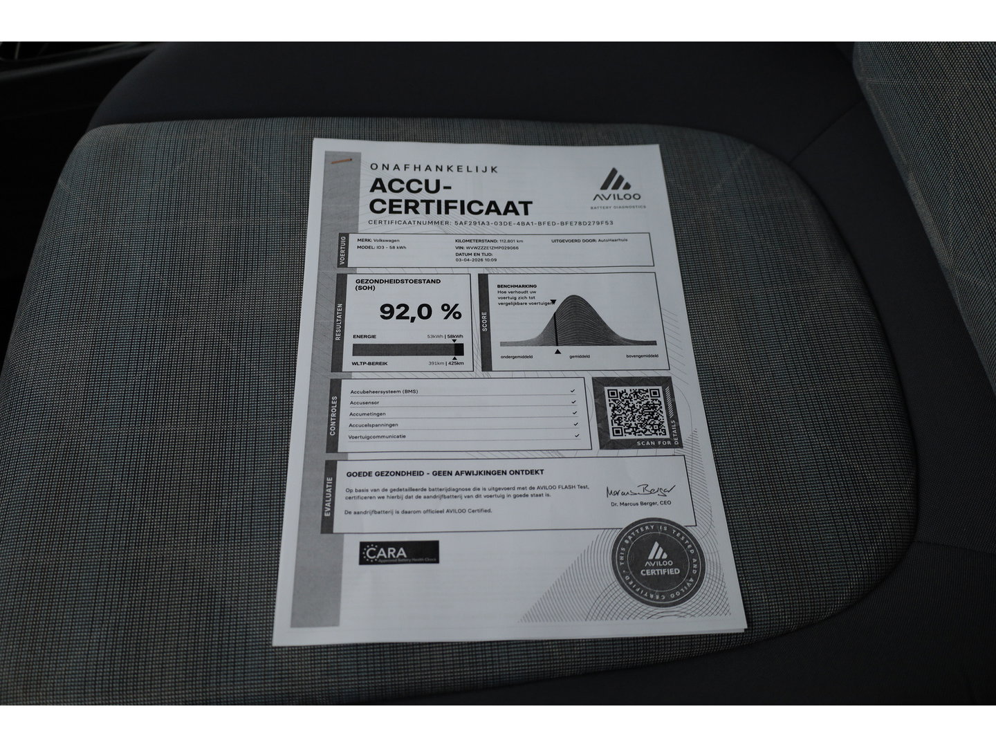 Volkswagen ID.3 Pro 58 kWh | SOH 92% | Adapt. Cruise | Afn. Trekhaak | Apple CarPlay | 19'' | Stoel- Stuurverw.