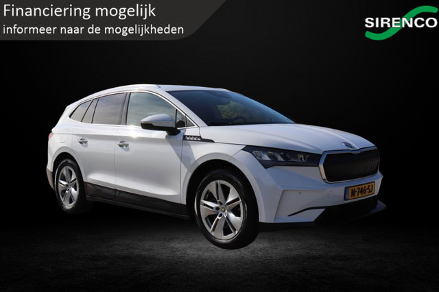 Škoda Enyaq iV - 80 Founders Edition Black | soh 92% | warmtepomp | vol leder | stoel en stuur verwarming | Android auto & Apple carplay