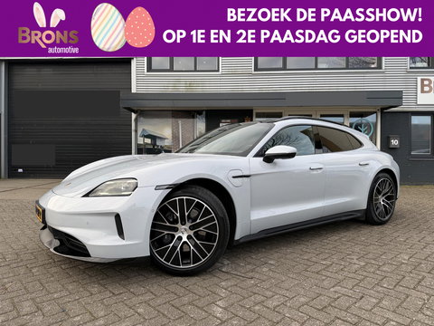 Porsche Taycan Sport Turismo Black Edition 105 kWh Pano l Massage l bijrijders scherm