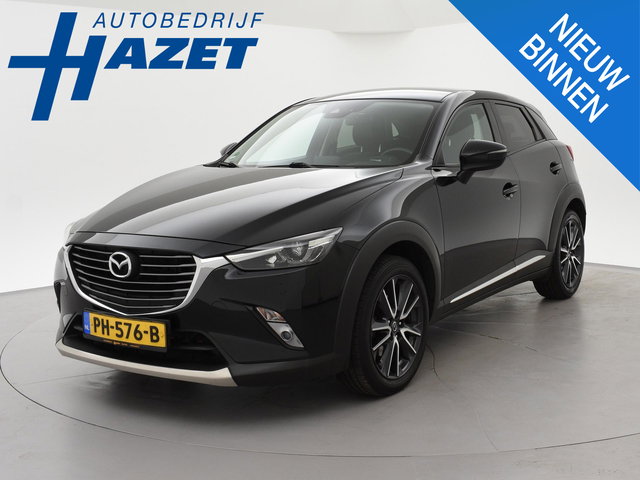 Mazda CX-3 - 2.0 SKY-ACTIV-G 120 GT + LEDER | TREKHAAK | CAMERA | HEAD-UP | CARPLAY | STOELVERW. | LED