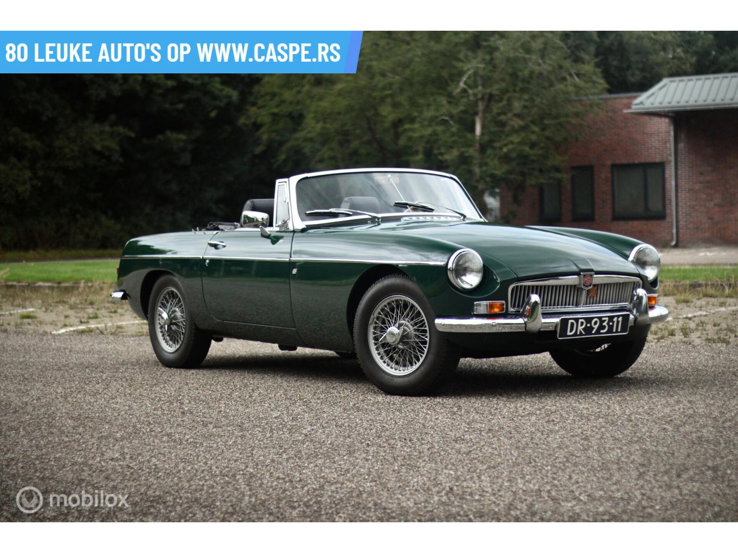 MG B 1.8 Roadster stalen 'uitzonderlijke staat'!
