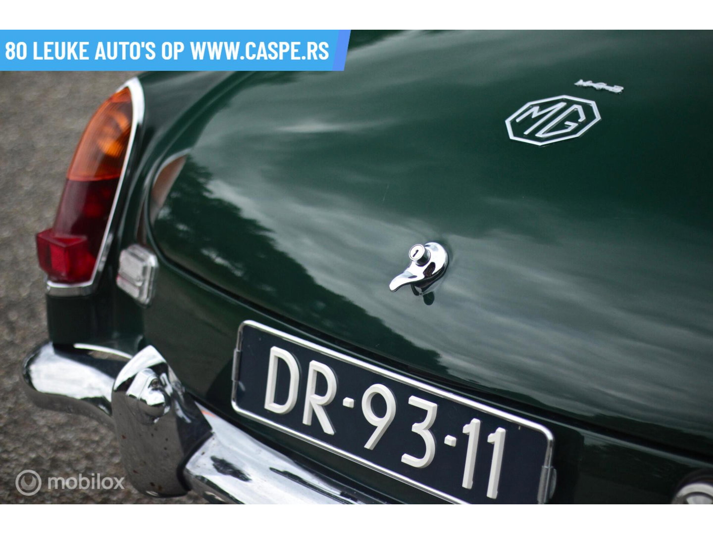 MG B 1.8 Roadster stalen 'uitzonderlijke staat'!