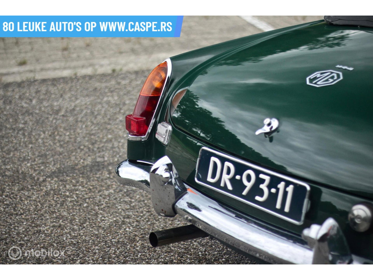 MG B 1.8 Roadster stalen 'uitzonderlijke staat'!