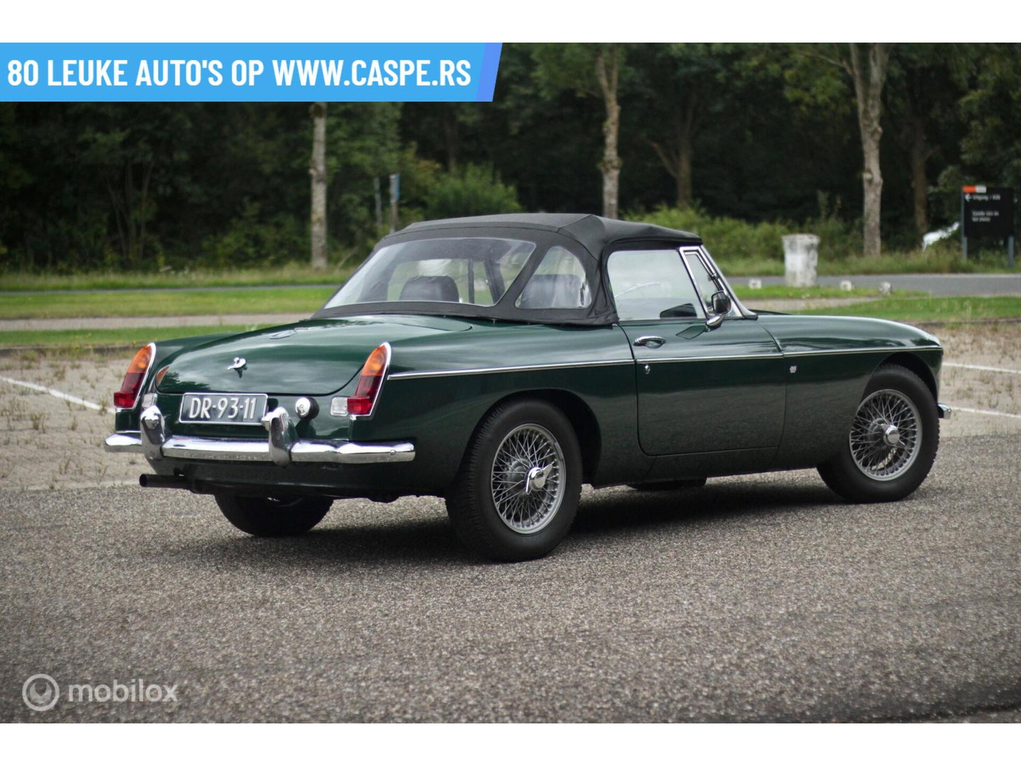 MG B 1.8 Roadster stalen 'uitzonderlijke staat'!