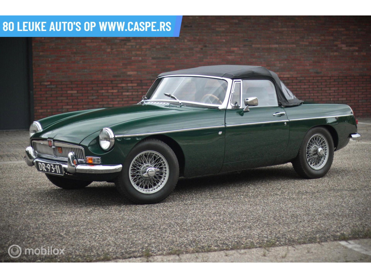 MG B 1.8 Roadster stalen 'uitzonderlijke staat'!