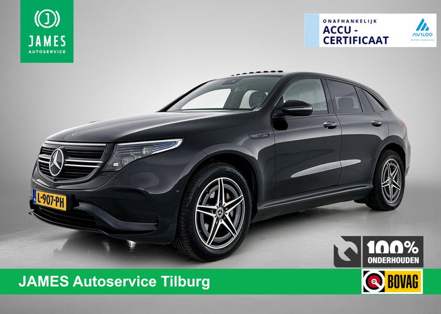 Mercedes-Benz EQC - 400 4MATIC AMG Premium 80 kWh BLACK-LINE | TREKHAAK | SCHUIFDAK | EL. ACHTERKLEP