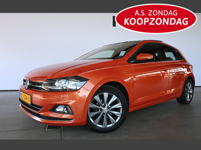 Volkswagen Polo - 1.0 TSI Highline Clima Panoramadak Stoelverwarming Carplay Rijklaarprijs Inruil Mogelijk!