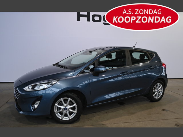 Ford Fiesta - 1.0 EcoBoost Titanium Automaat Clima Navigatie LED Carplay Rijklaarprijs Inruil Mogelijk!