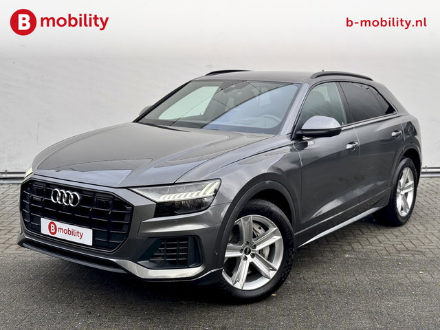 Audi Q8 - 55 TFSI e Hybride Quattro Pro Line Plus Trekhaak 3.500kg Head Up Display | Adaptive Cruise Control | Bang& Olufsen | Stoelverwarming/Ventilatie | 360 Camera