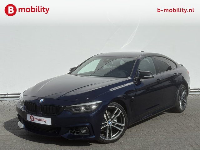 BMW 4 Serie - Gran Coupé 420i High Executive M-Sport 'Tansanit-Blau' Apple CarPlay | Harman/Kardon | Head-Up | DAB Audio | Leer | 360 Camera
