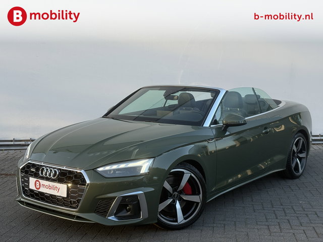 Audi A5 - Cabriolet 45 TFSI quattro S-Line edition 266PK DSG Automaat Trekhaak 1700kg | Adaptive Cruise Control | Elek. Stoelen | Stoel/Stuurverwarming | DAB Audio