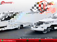 Mercedes-Benz Sprinter - 519 CDI Tijhof AluLiner V/A €32 Per Dag!! Luchtvering NIEUW! MJ.2025 Autotransporter/ Oprijwagen | Lier | 3-Zitplaatsen | AppleCarPlay | DAB | Adaptive Cruise Control | Navigatie | Trekhaak