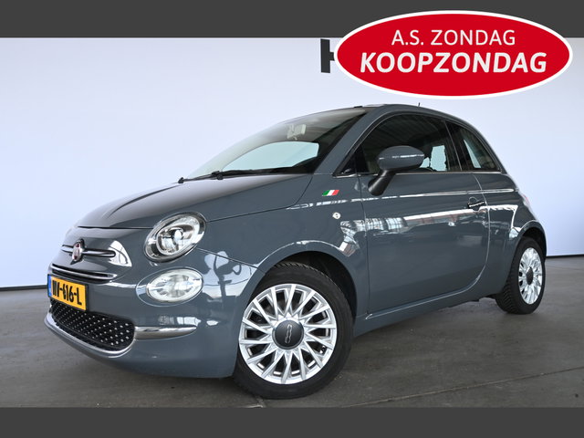 Fiat 500 - 0.9 TwinAir Turbo Lounge Automaat Airco Panoramadak Goed Onderhouden! Inruil Mogelijk!