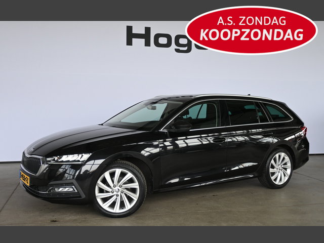 Škoda Octavia - Combi 1.0 e-TSI Business Edition Automaat Navigatie Carplay Virtual Stoelverwarming Inruil Mogelijk!