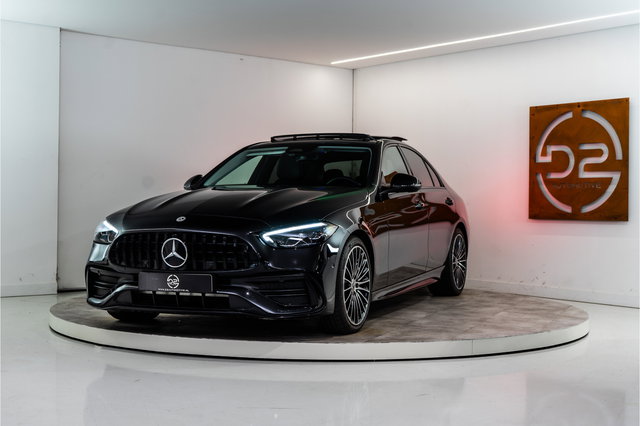 Mercedes-Benz C-Klasse - 200 AMG Premium+ 204PK | Pano | Sfeer | Burmester | Memory | ACC+Dodehoek | Fabrieksgarantie