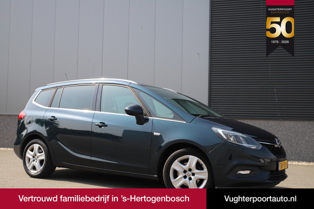 Opel Zafira - 1.4 Turbo/120pk/7-persoons/Cruise/Carplay/Emerald Green/PDC/Led