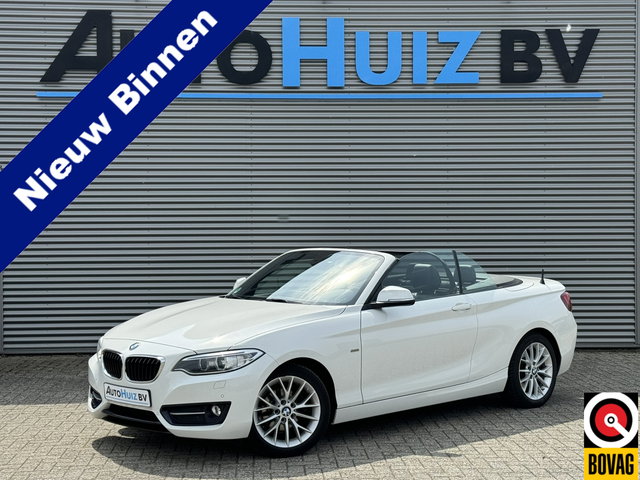 BMW 2 Serie - Cabrio 218i Executive Sport Line Leer Navigatie PDC Xenon Climate Control Stuurverwarming Stoelverwarming