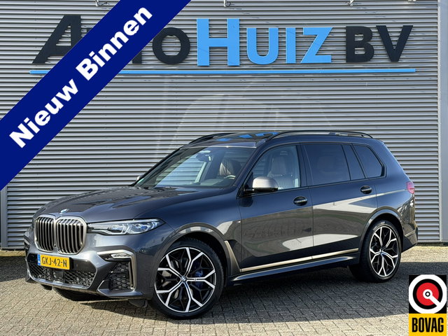 BMW X7 - M50i High Executive M Sport Executive Drive Pro 7-Zits Skylounge Laser Licht 22 Inch Stoelventilatie stuurverwarming Harman-Kardon Carplay Rear Seat Entertainment Night Vision Standkachel
