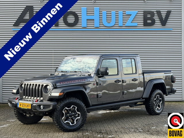 Jeep Gladiator - JEEP RUBICON 3.6L V6 5 Zitplaatsen Trekhaak Tonneau cover Carplay Leder LED BTW