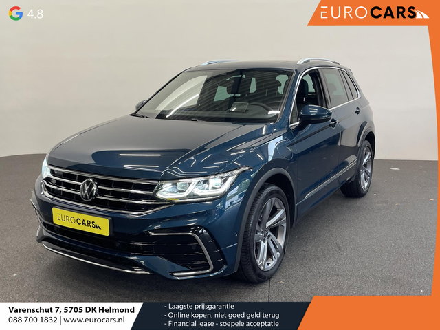 Volkswagen Tiguan - 1.4 TSI eHybrid 245pk DSG R-Line Platinum Panoramadak Trekhaak Navigatie Apple Carplay/Android Auto Camera Parkeersensoren Adaptive Cruise Control Matrix Ledverlichting Stoel- en stuurverwarming Climate Control