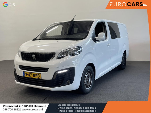 Peugeot Expert - 2.0 BlueHDI 120 L3H1 Asphalt Dubbele Cabine Automaat Trekhaak Navigatie Apple Carplay/Android Auto Parkeersensoren Cruise Control Airco